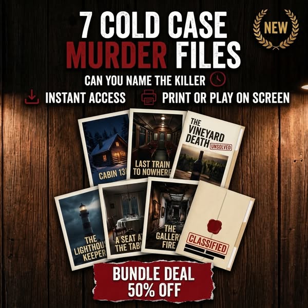 Unsolved Murders. One Evening. Can You Solve Them?