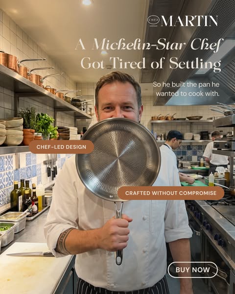 I spent 15 years in Michelin-star kitchens. And I still couldn't find a pan I'd use at home.