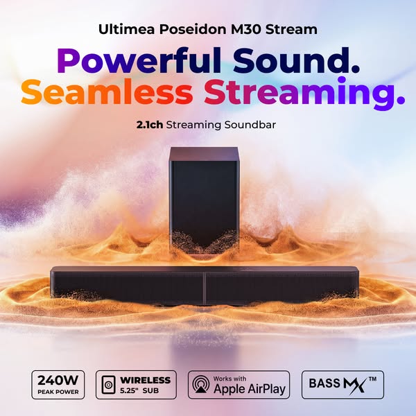 Wi-Fi Streaming Soundbar | Spotify & AirPlay Compatible