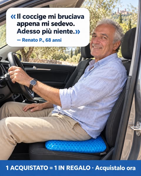 Ti fa male quando ti siedi? -42% oggi