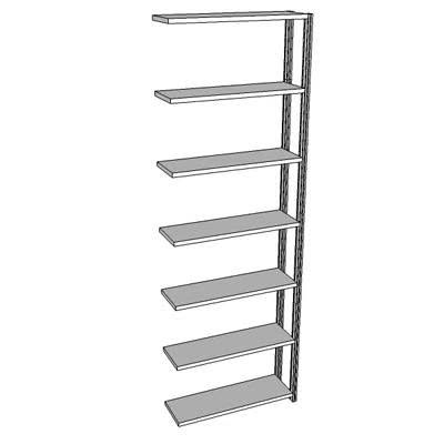 scaffalatura incastro mod/agg. 83,5x50,5x300 grigio