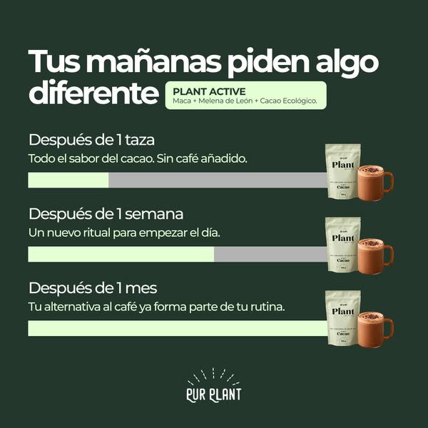 Adaptógenos y nutrición funcional sabor cacao