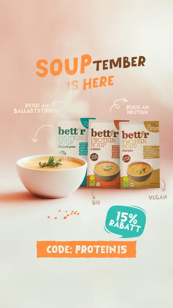 15% auf dein Bio-Protein!