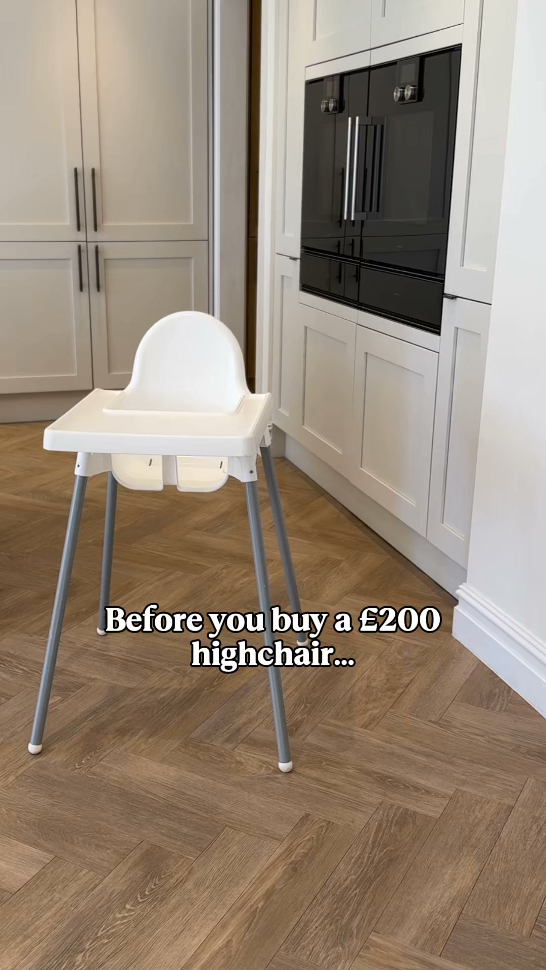 The £15 IKEA highchair… upgraded.