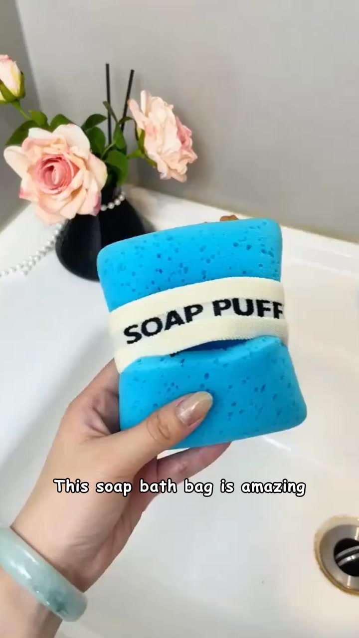 3-in-1 Exfoliating Soap Saver Bag