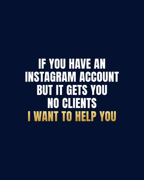 Coaches turn your Instagram into a lead getting machine