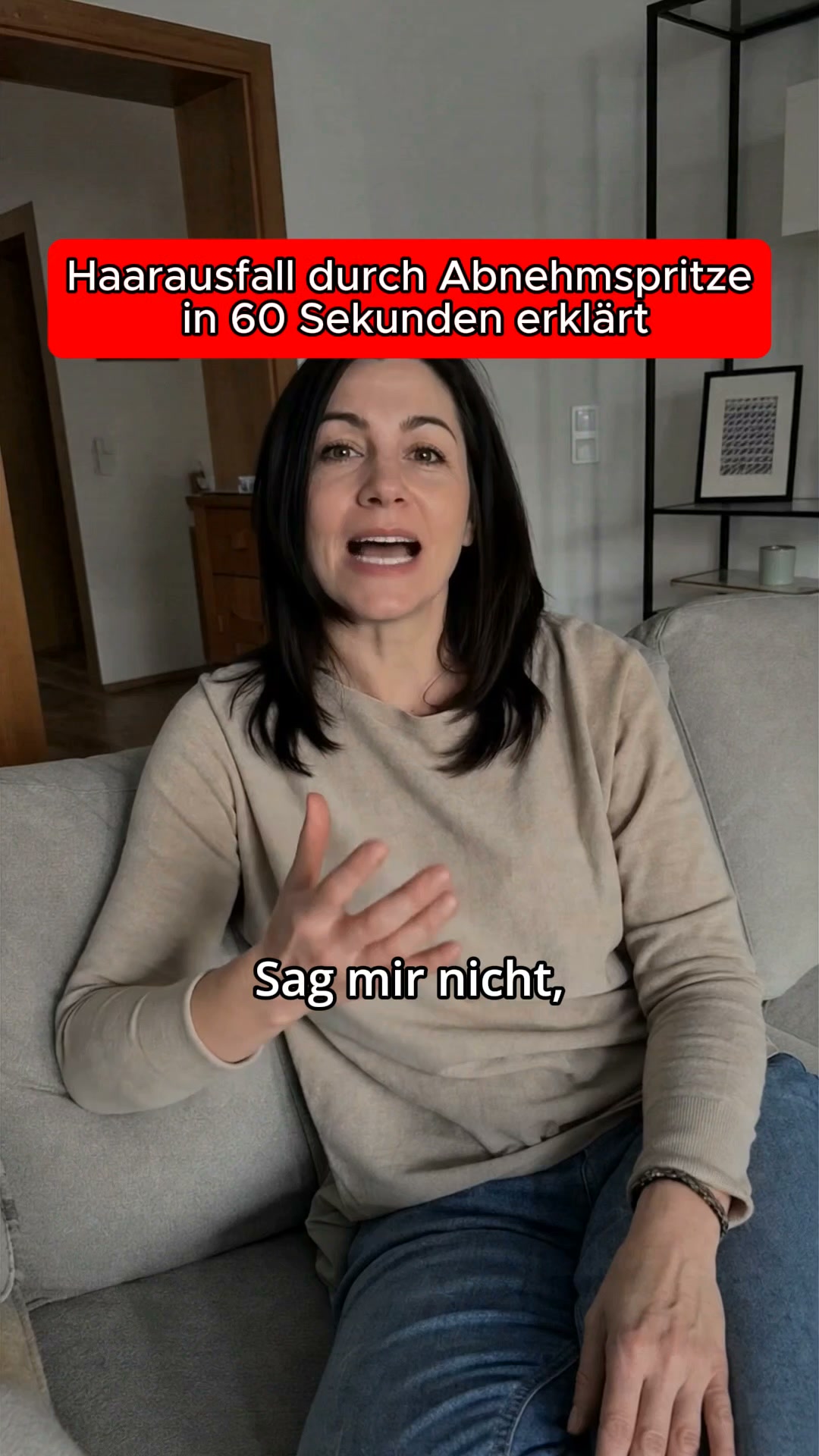 Haarausfall stoppen UND Spritze behalten.