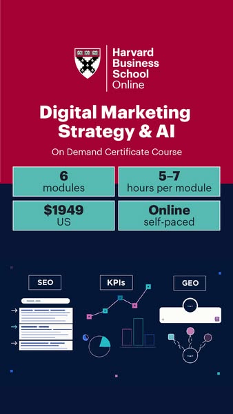 HBS Online | Digital Marketing Strategy