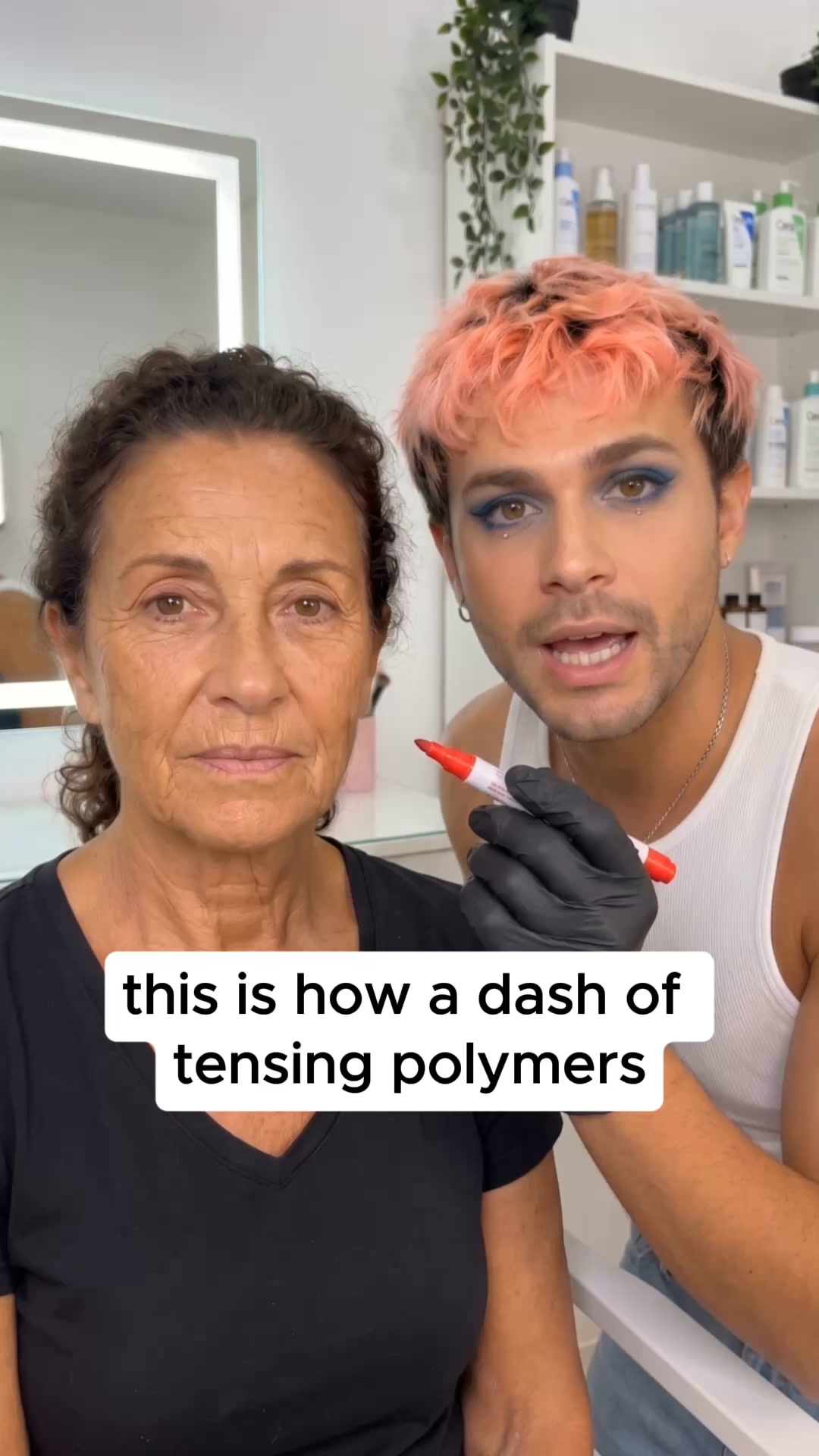 Stop using anti-aging product for lip lines