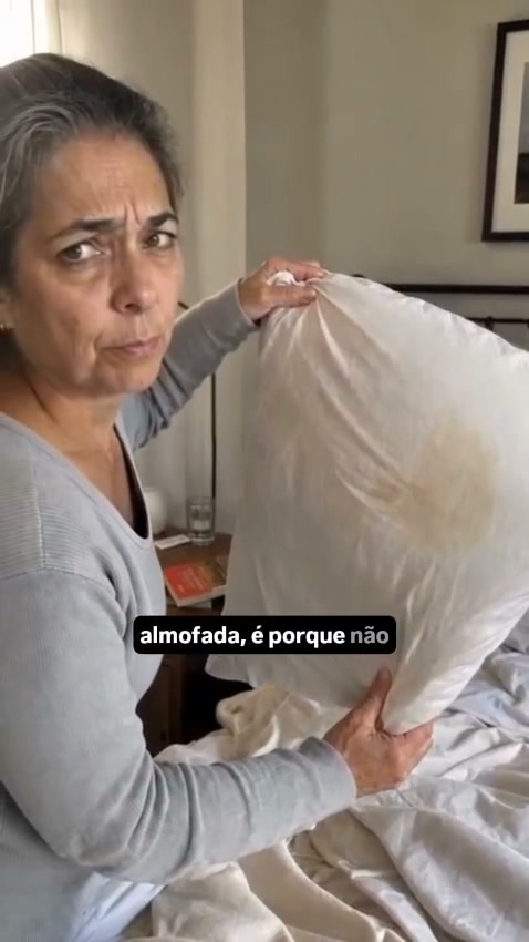 Se fica na almofada, não entrou na pele.