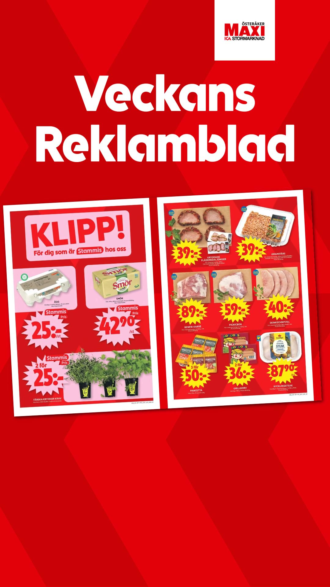 Anúncio de ICA Maxi Österåker