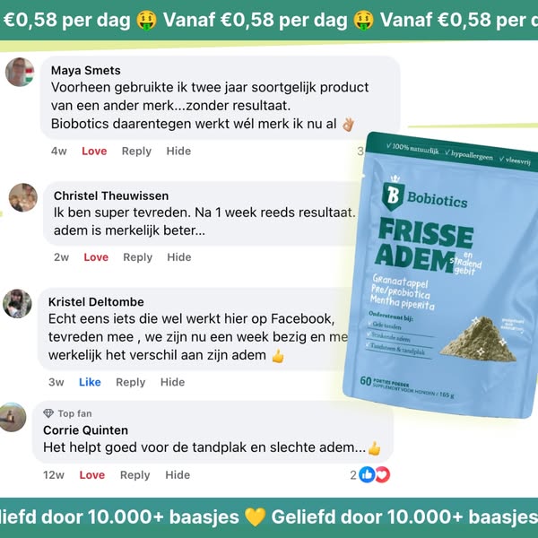 Negeer deze 5 signalen van je hond z'n gebit niet