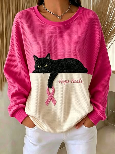 Wear Love for Cats. Stand With Women. Support Breast Cancer Awareness.
