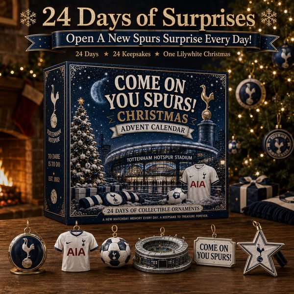 Come On You Spurs! Football Christmas Advent Calendar