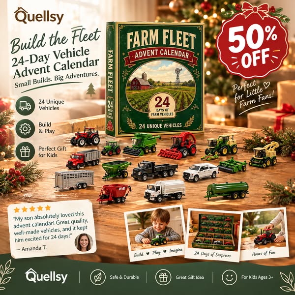 Still stuffing Advent doors with chocolate that’s gone by Dec 5th — while other kids unwrap a new tractor, fire engine, or crane every si