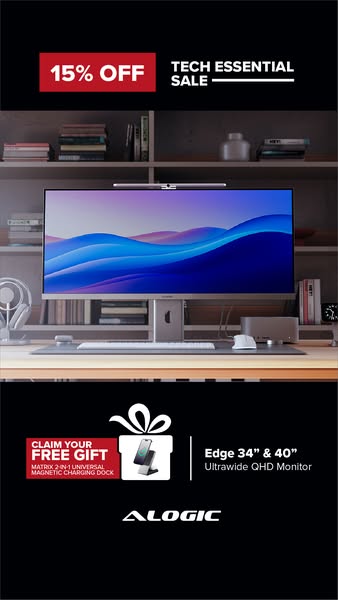 15% OFF + FREE MATRIX DOCK