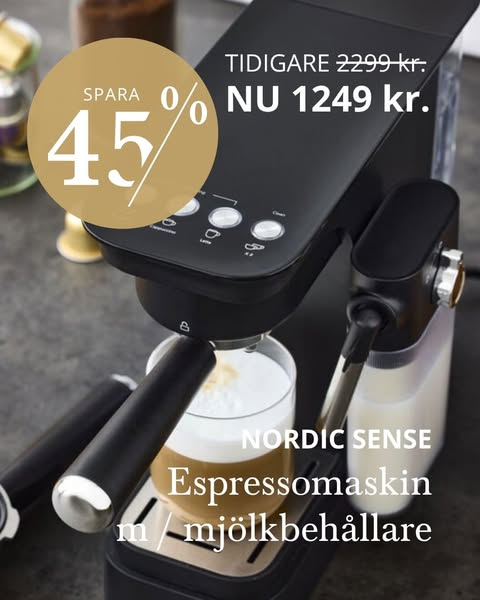 Kaffe klart på bara 45 sekunder