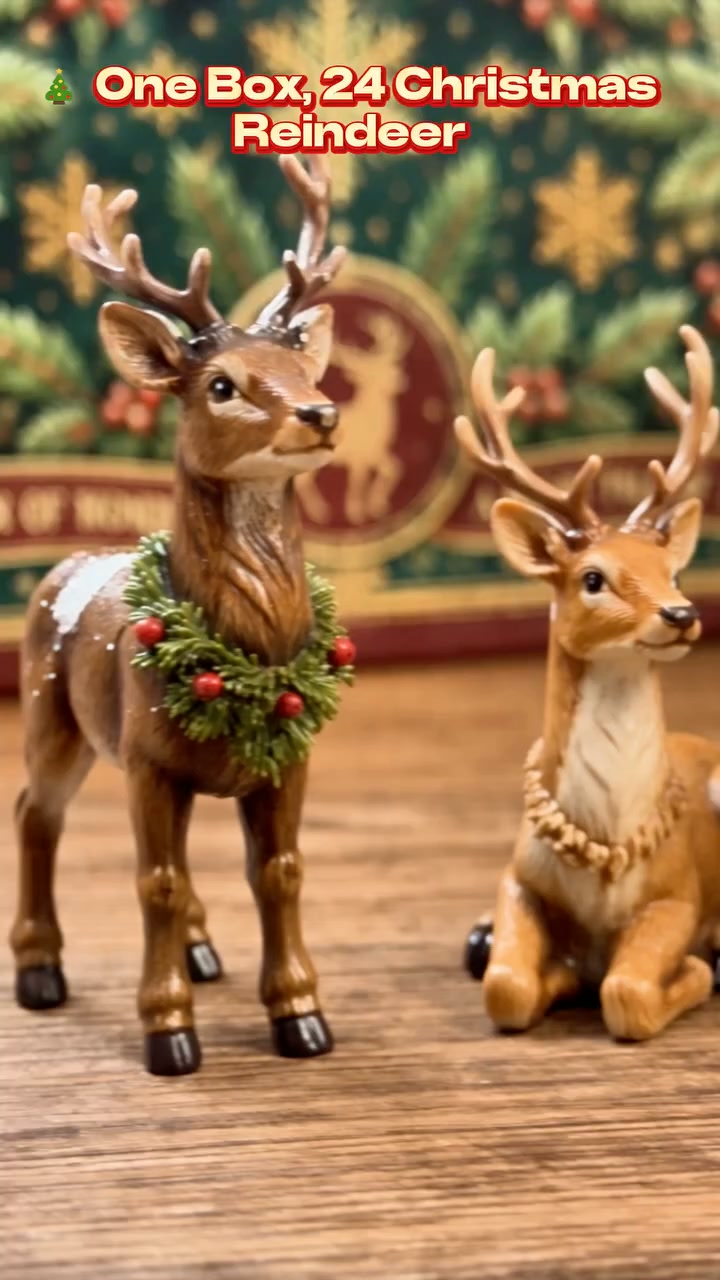 24‑Day Reindeer Magic Ornament Advent Calendar