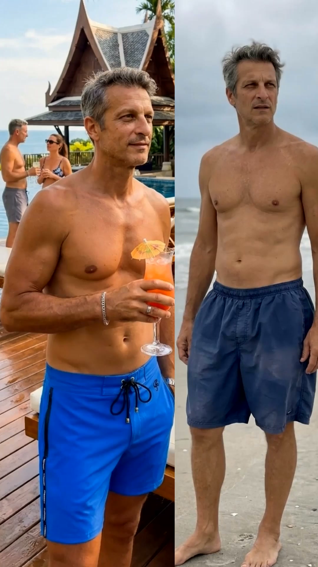 Same body. Different trunks. 10 years younger.