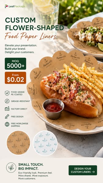 Eco-Friendly Custom Food Liners