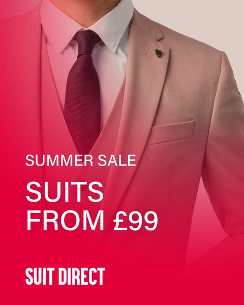 Premium Looks. Lower Prices. Shop £99 suits now.