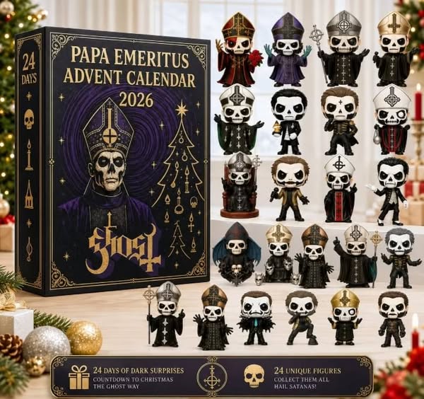 LAST DAY 49% OFF‑Papa Emeritus Advent Calendar 2026 24 Gifts Inside!