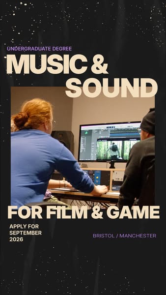 Degree in Film & Game Audio.