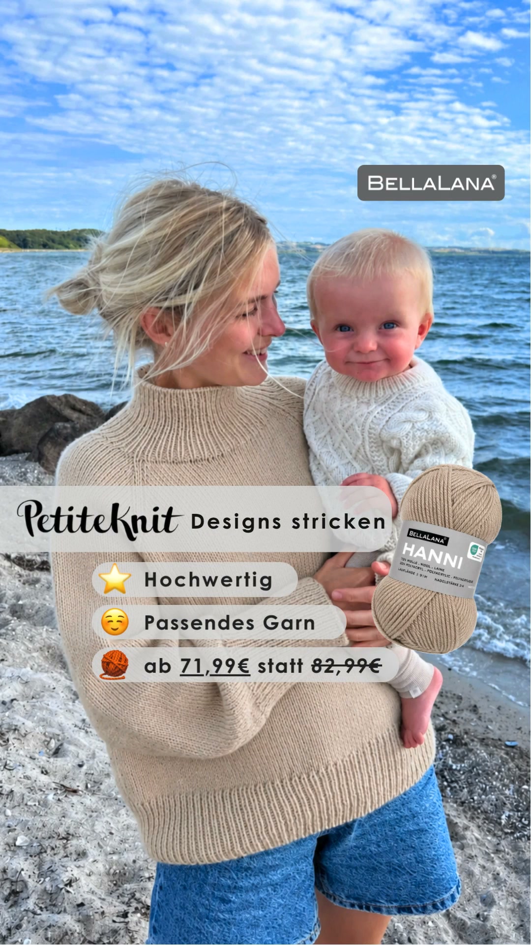 PetiteKnit Louvre Sweater stricken