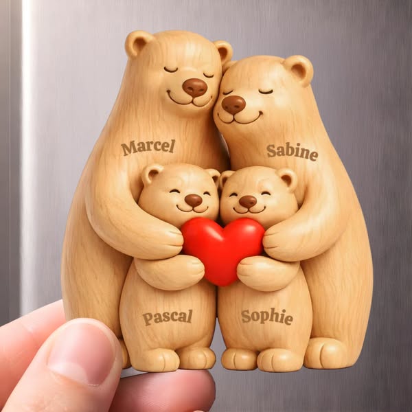 Deine Familie als süßer Magnet