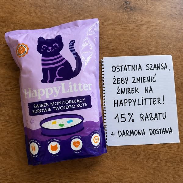 "Zero zapachu z kuwety"