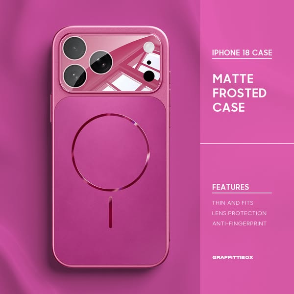 iPhone MagSafe Glass Matte Case