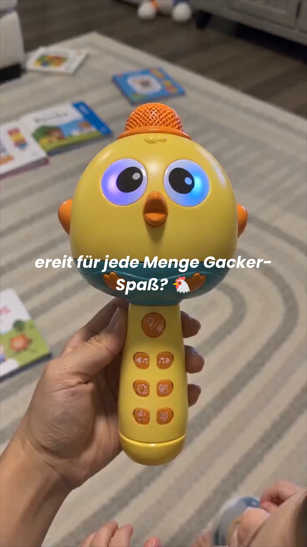 Unser beliebtes Hühner-Mikrofon ist wieder verfügbar