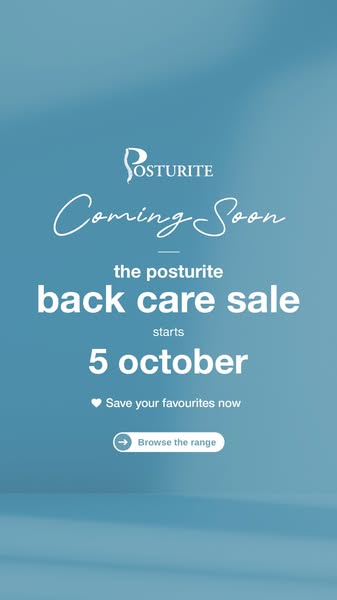 Coming Soon: The Back Care Sale