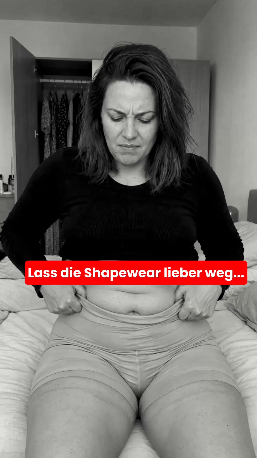 Sanduhrfigur ab dem ersten Anziehen