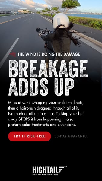 Stop Wind Damage & Knots While Riding
