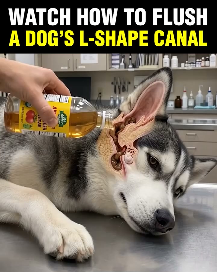 Do THIS to clean Gunky Dog Ears (Genius)