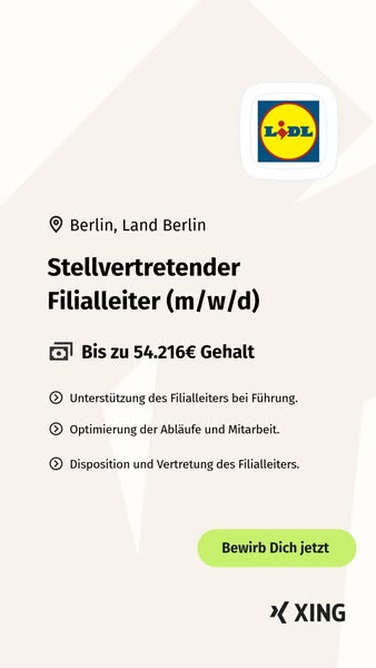 Nur wenige Klicks zum neuen Job