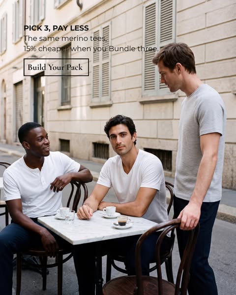 Build Your Merino Trio and Save 15%