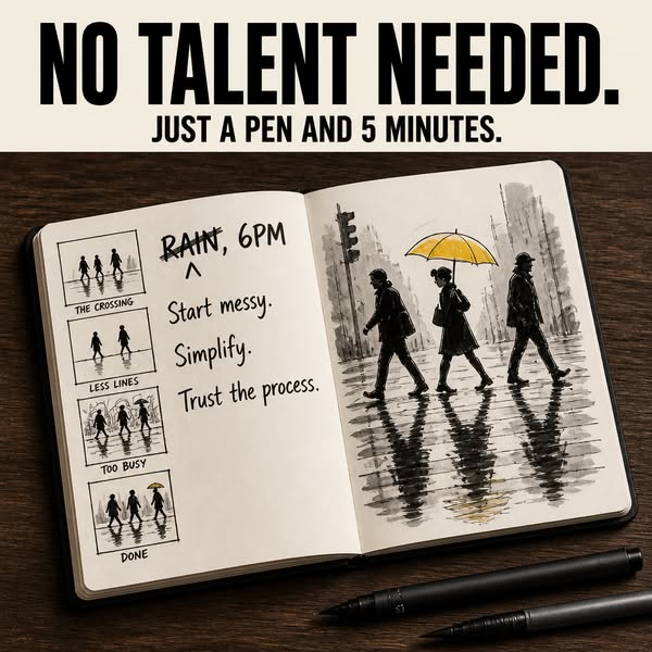 Sketch Life's Little Moments with Just a Pen