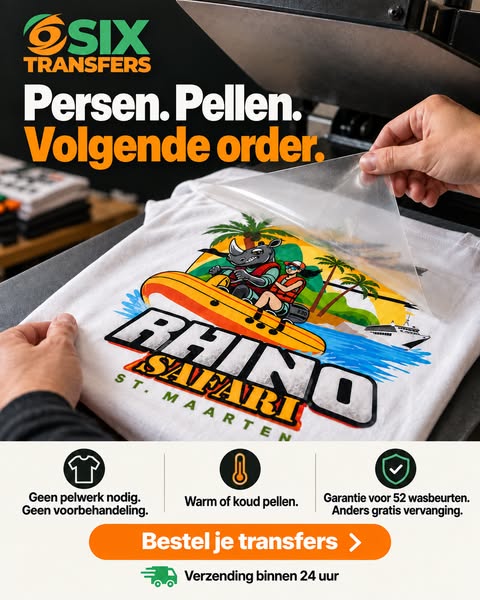 Persen. Pellen. Volgende order.