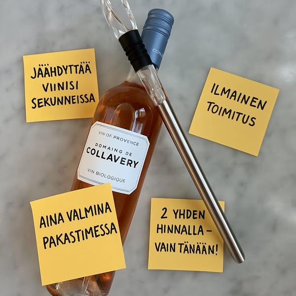 Ansaitset sen lasin. Juuri sellaisena kuin sen kuuluu maistua.