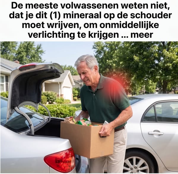Het beste mineraal om schouderpijn te verlichten!