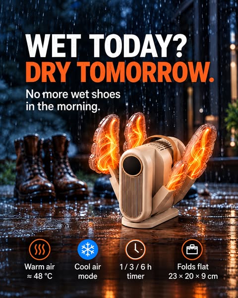 No more wet shoes