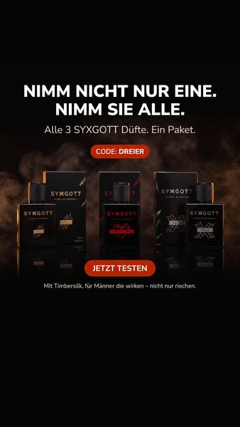 Syxgott Parfum schenkt dir einen Duft + Probenpaket + Geschenk im Wert von 30€