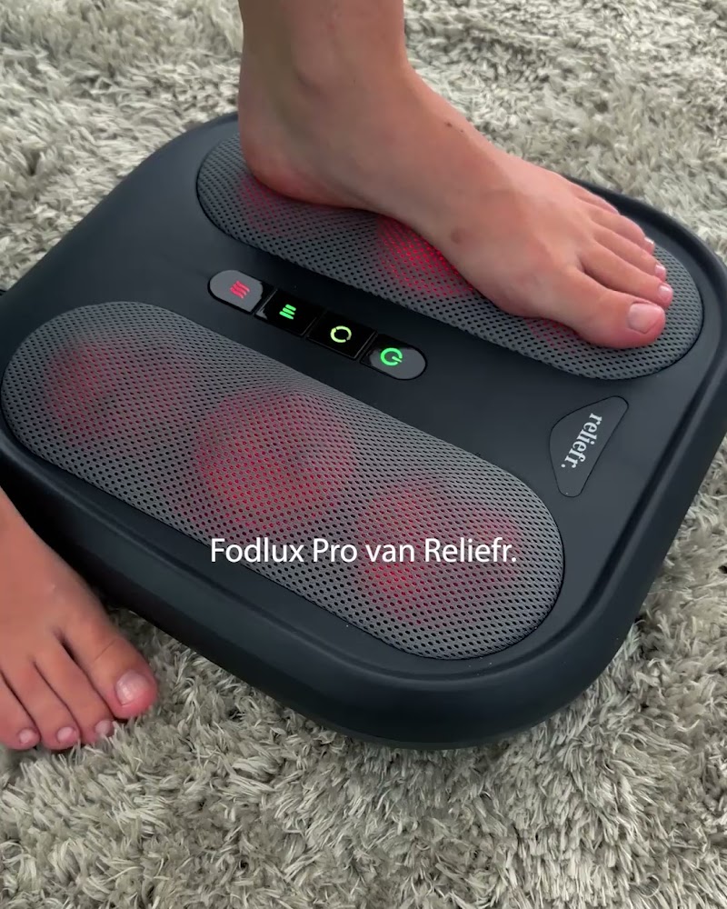 Verlos je zware, vermoeide voeten