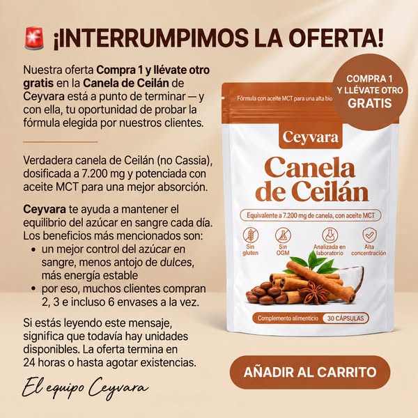 Último aviso antes de que termine la oferta Compra 1 y recibe 1 GRATIS
