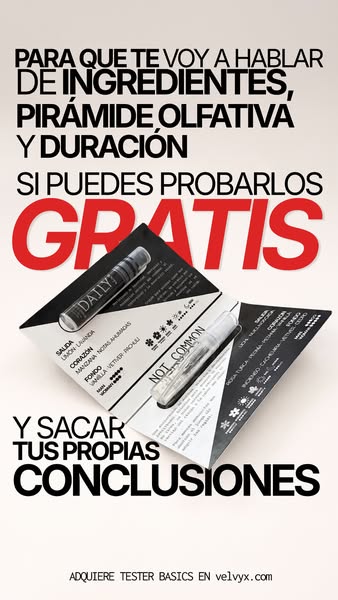 PRUEBA LOS PERFUMES GRATIS ANTES DE DECIDIR ​