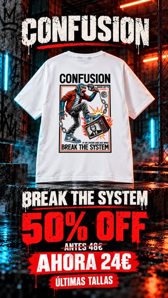 50% OFF + CAMISETA EXTRA GRATIS