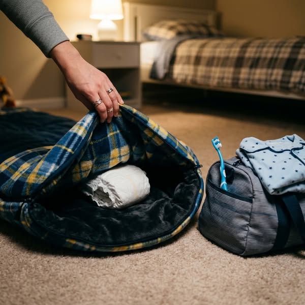 Bedwetting at 8 isn't about the sheets. It's the sleepovers.