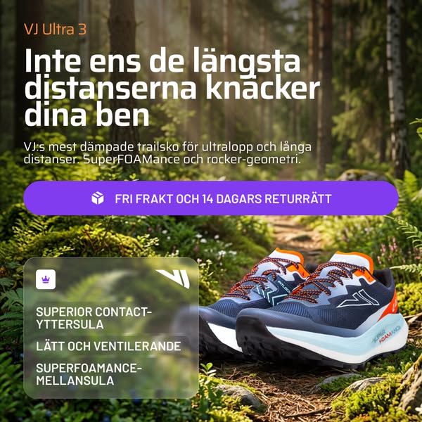 Inte ens de längsta distanserna knäcker dina ben